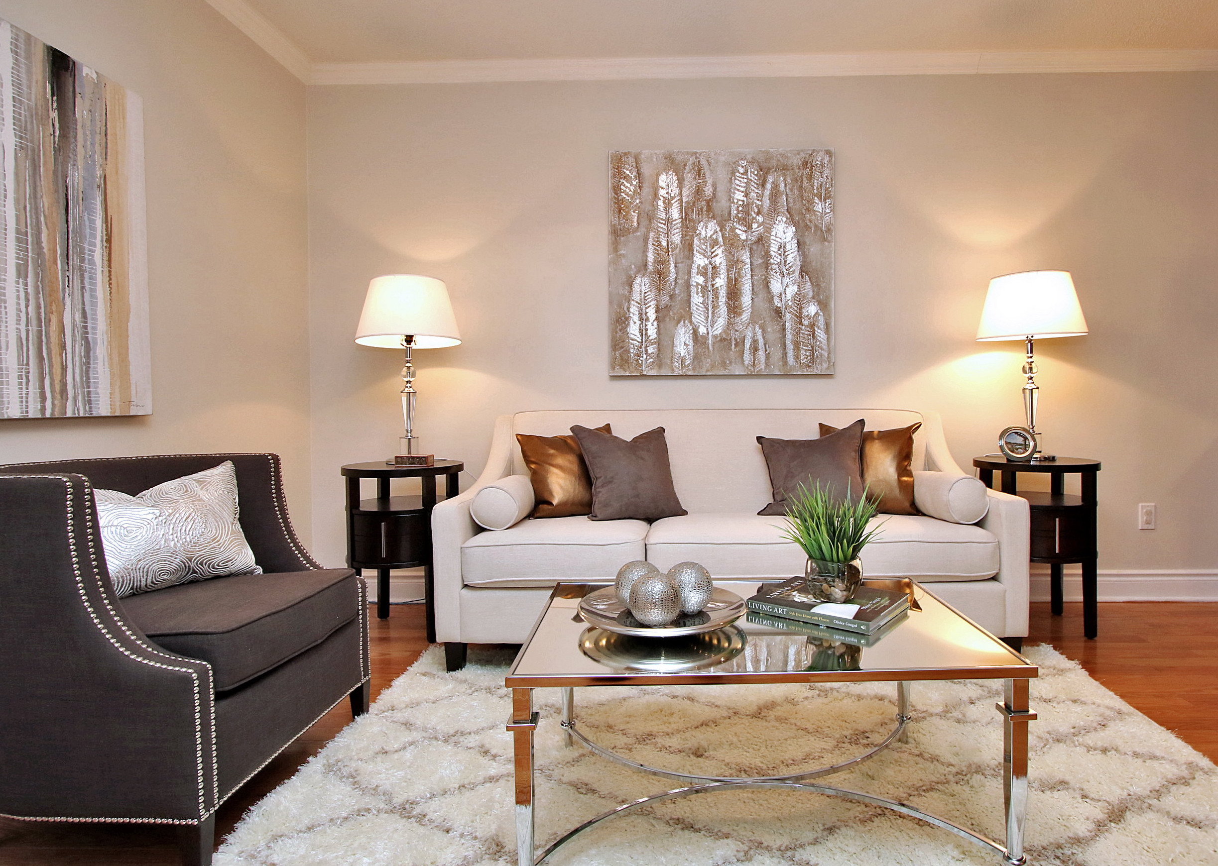 Home staged with rental furniture